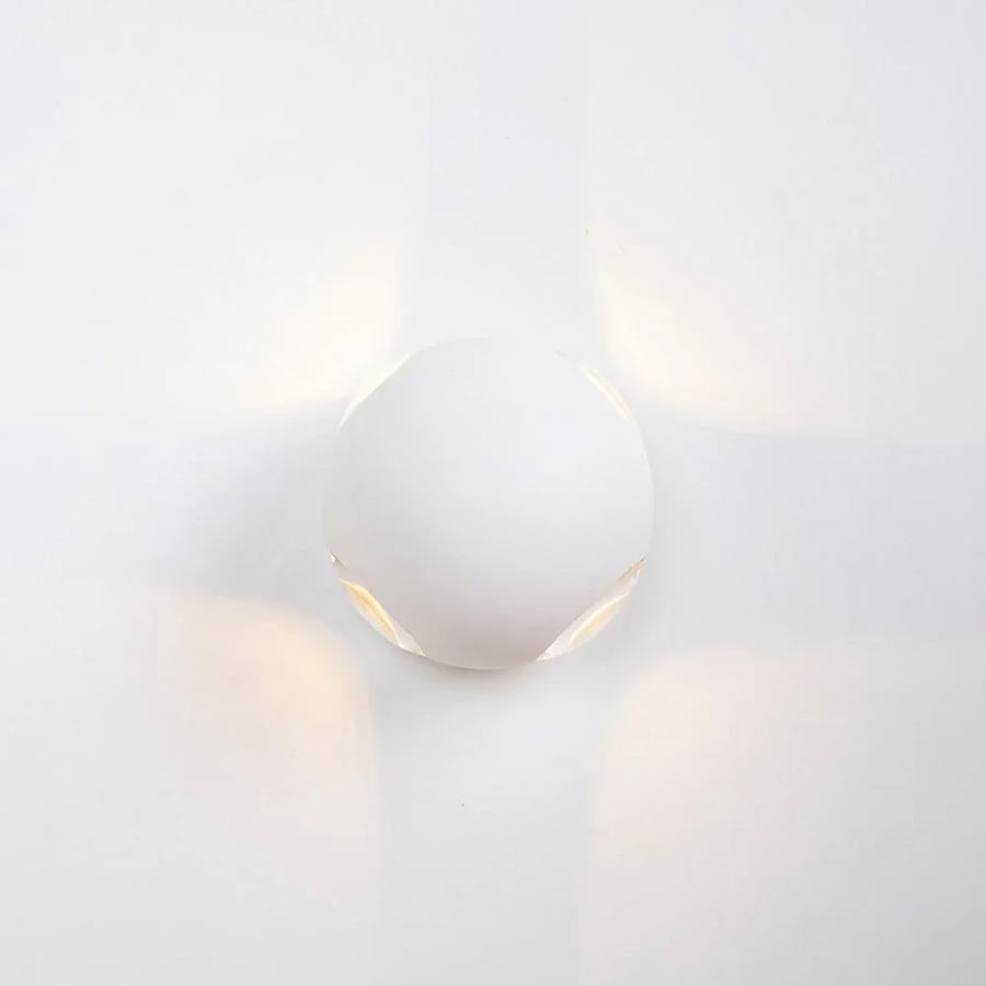 A circle cover with four directions