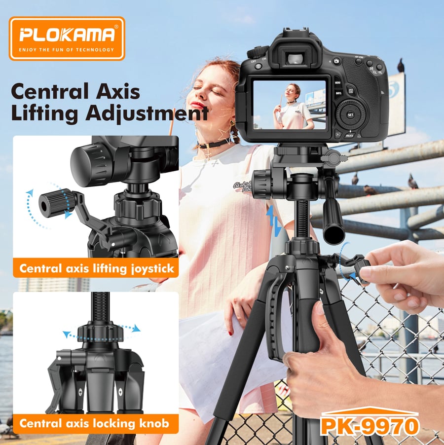 حامل ثلاثي احترافي PLOKAMA PK-9970