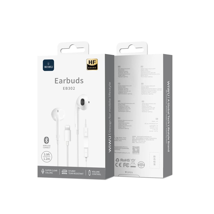 سماعة أذن سلكية وضع البلوتوث Lightning EB302