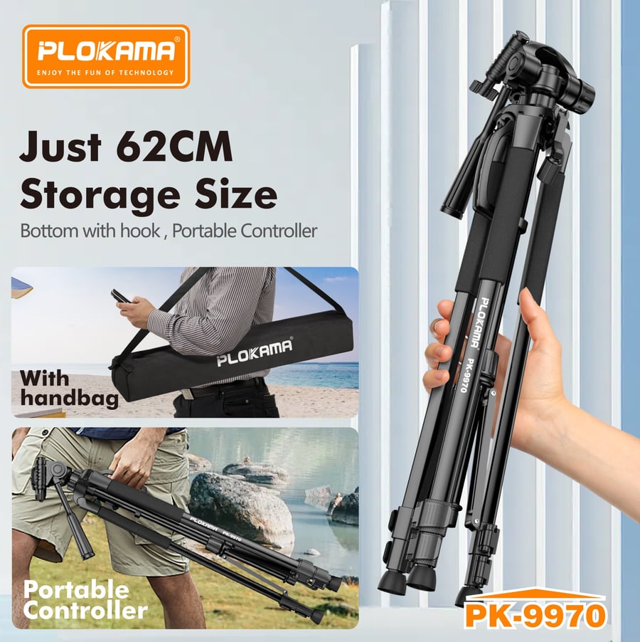 حامل ثلاثي احترافي PLOKAMA PK-9970