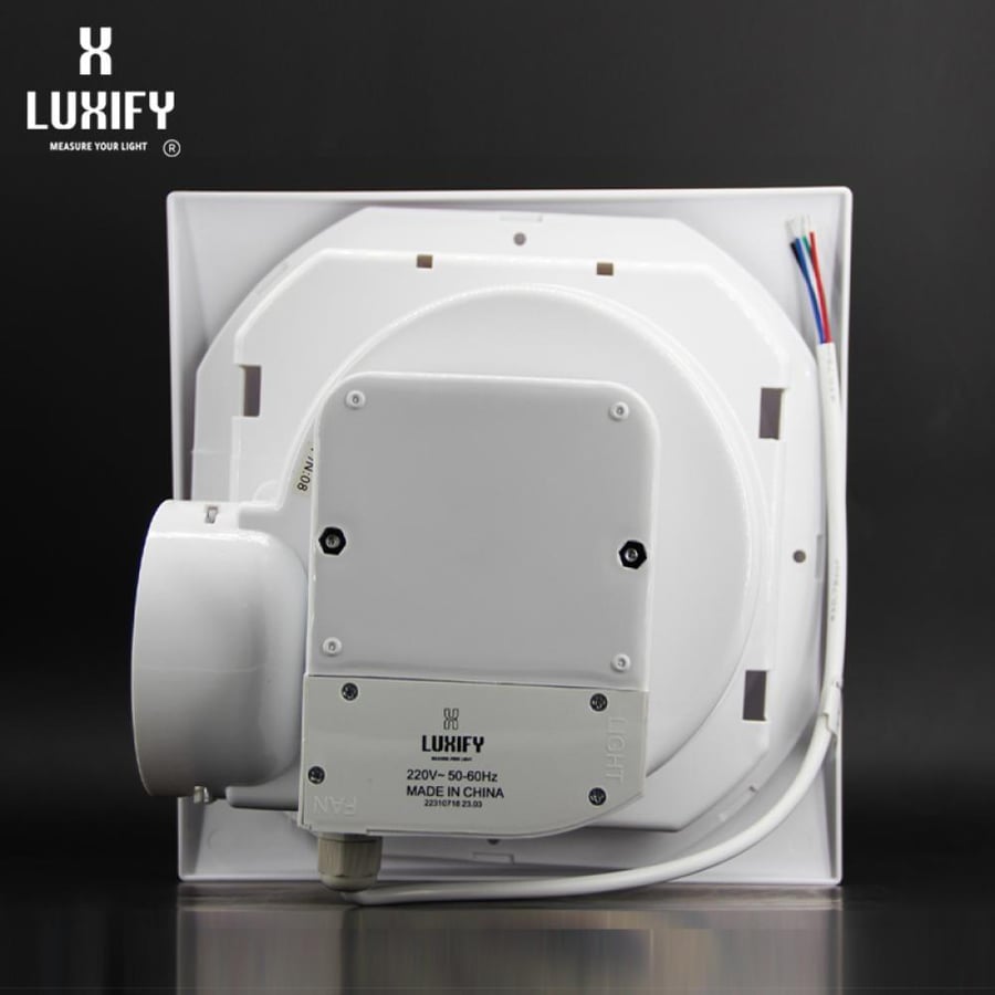 مروحة ديكور 20 * 20 مع إنارة ليد أبيض 12 وات LUXIFY