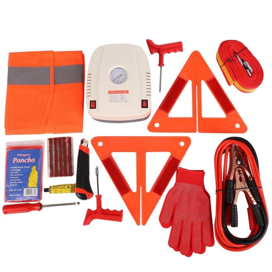Car safety tools set 14 pieces