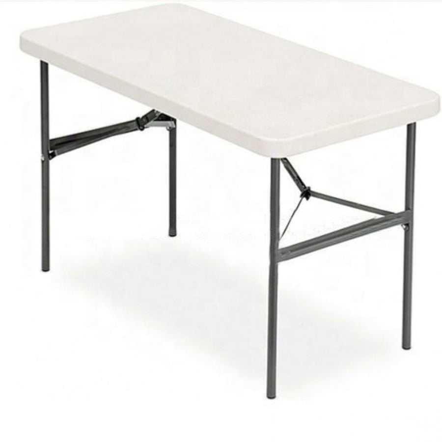 Rectangular foldable fiber table 122 cm
