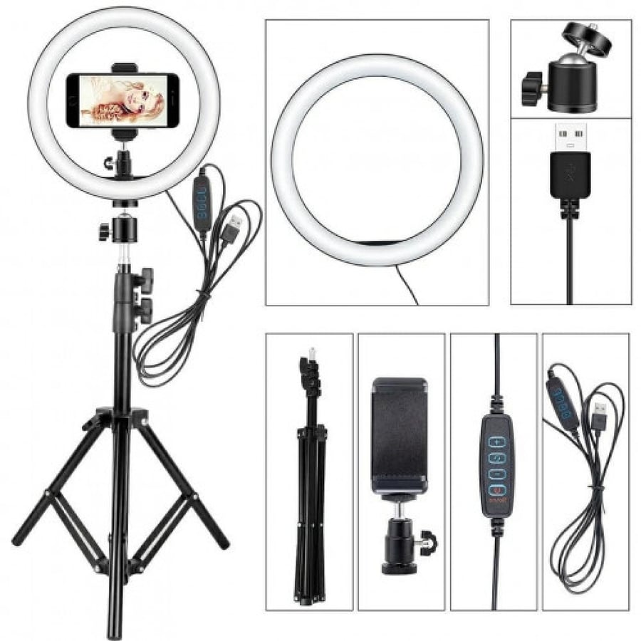 The famous ring light, mobile phone photography aid, 26 cm size