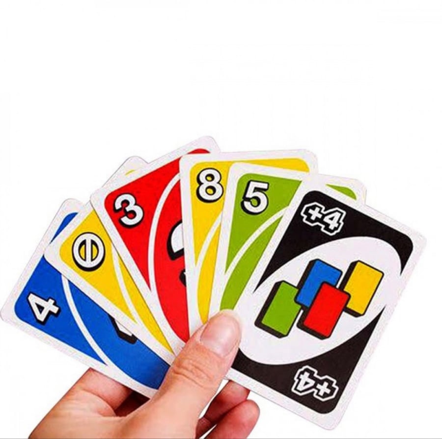 Uno plastic game