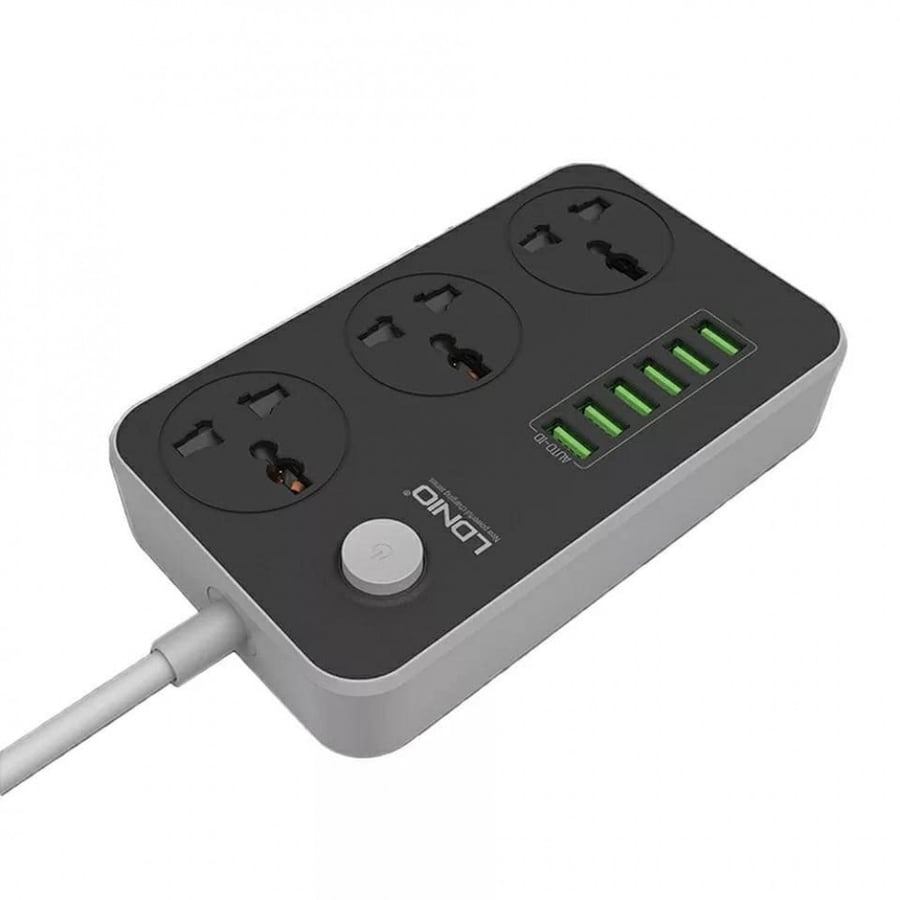 توصيلة كهربائية 6 مخارج USB و 3 مداخل كهرباء