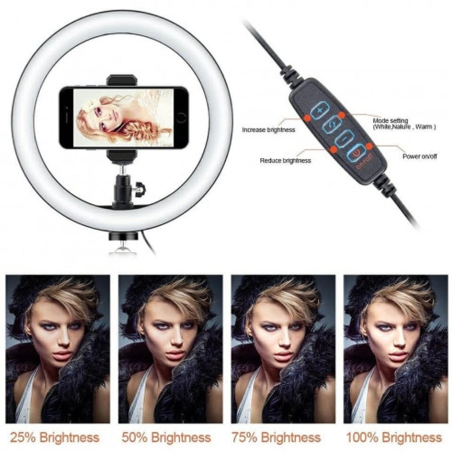 The famous ring light, mobile phone photography aid, 26 cm size