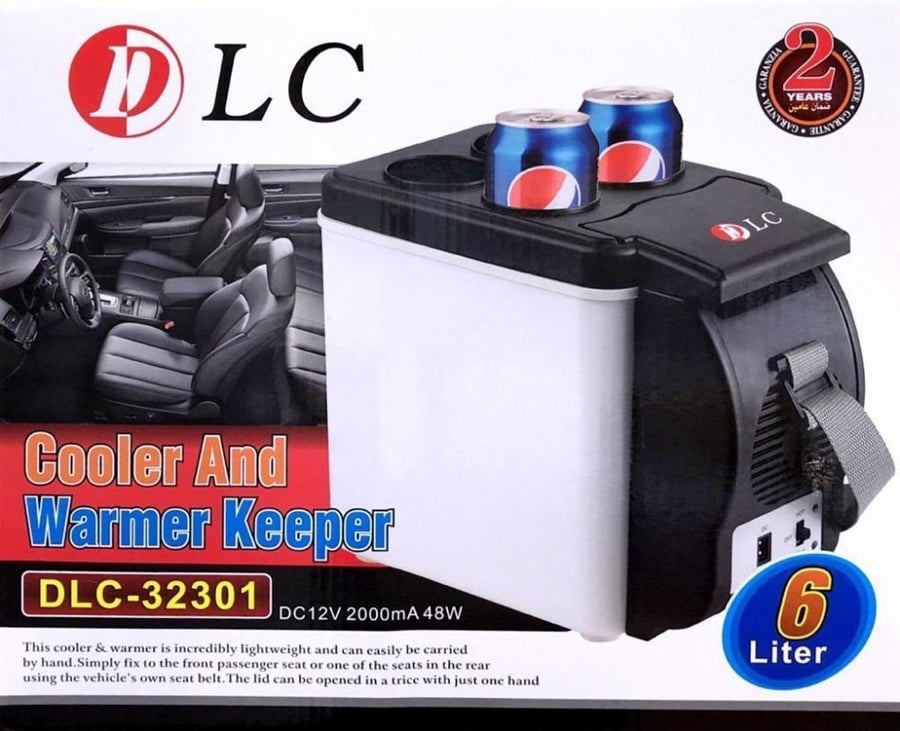 ثلاجة سيارة 6 لتر DLC-32301