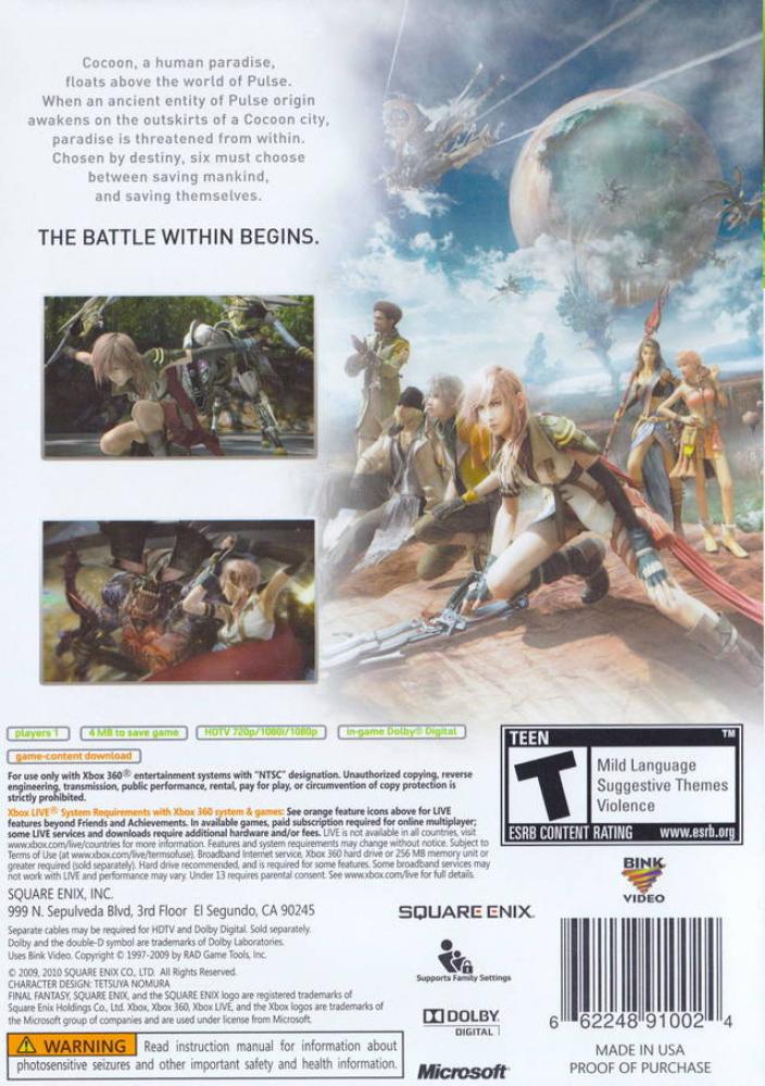 Final Fantasy XIII (NTSC)