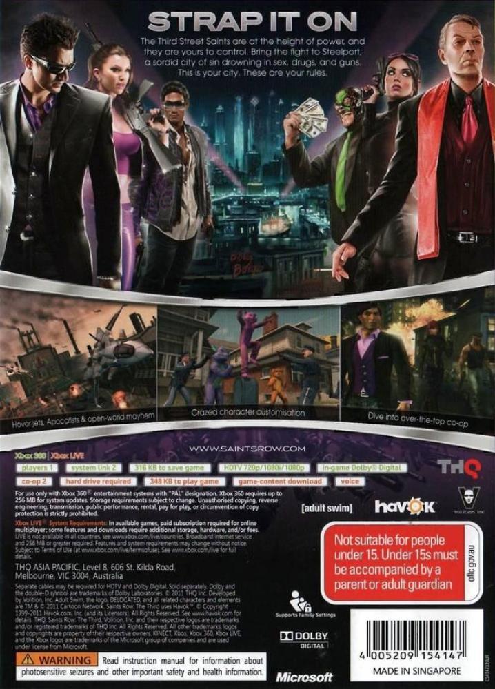 Saints Row The Third (NTSC)