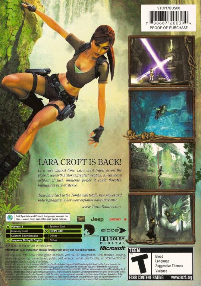 Lara Croft Tomb Raider Legend (NTSC)