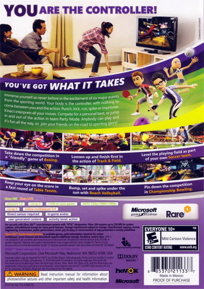 Kinect Sports (NTSC)