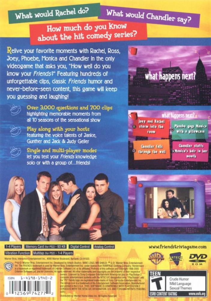 Friends the One With All the Trivia (NTSC)