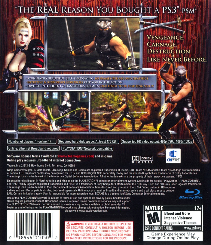 Ninja Gaiden Sigma