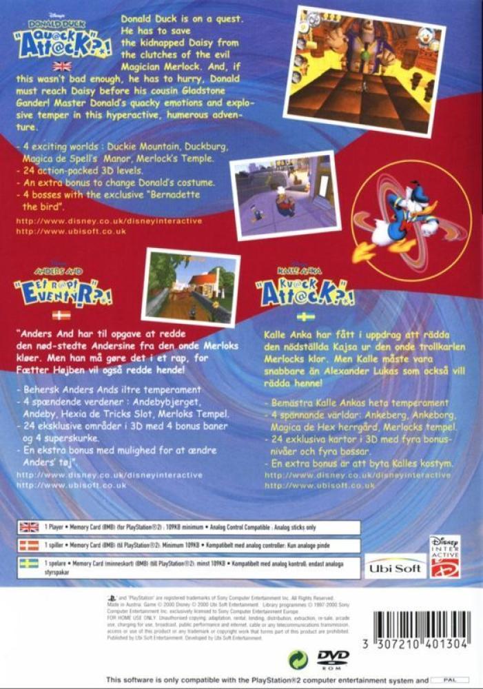 Donald Duck Quack Attack (PAL)