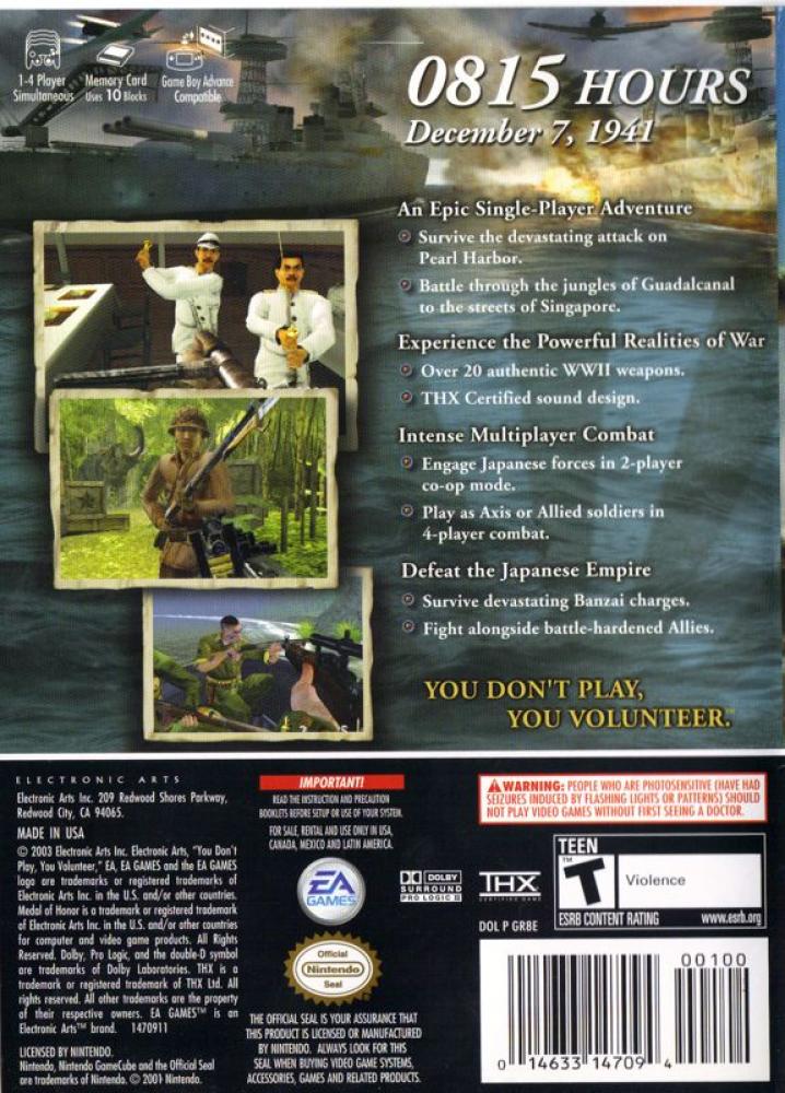 Medal of Honor Rising Sun (NTSC)