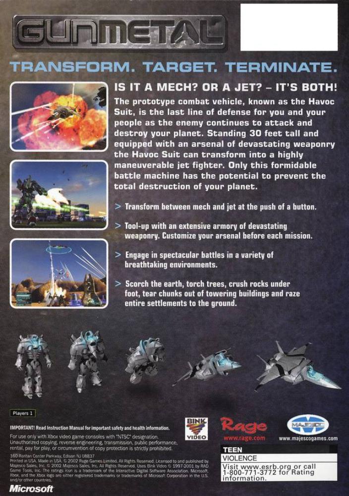 Gun Metal (NTSC)