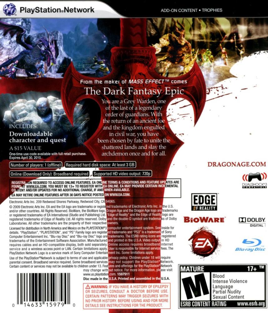 Dragon Age Origins