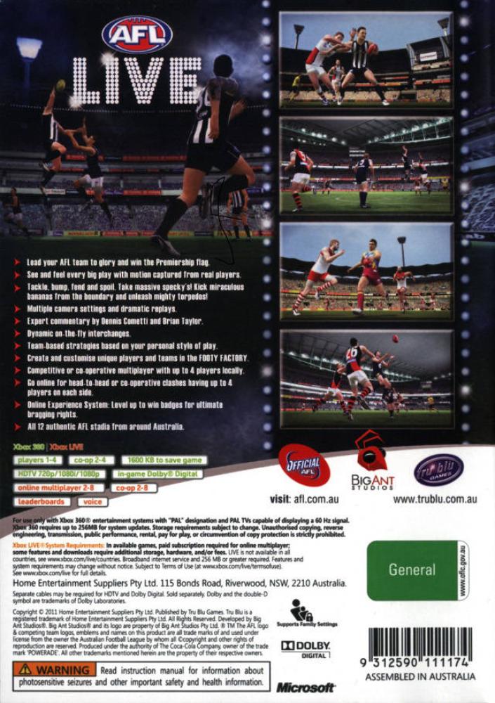 AFL Live (PAL)