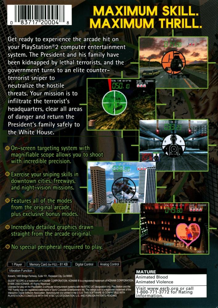 Silent Scope (NTSC)