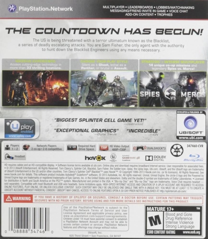 Tom Clancy's Splinter Cell Blacklist