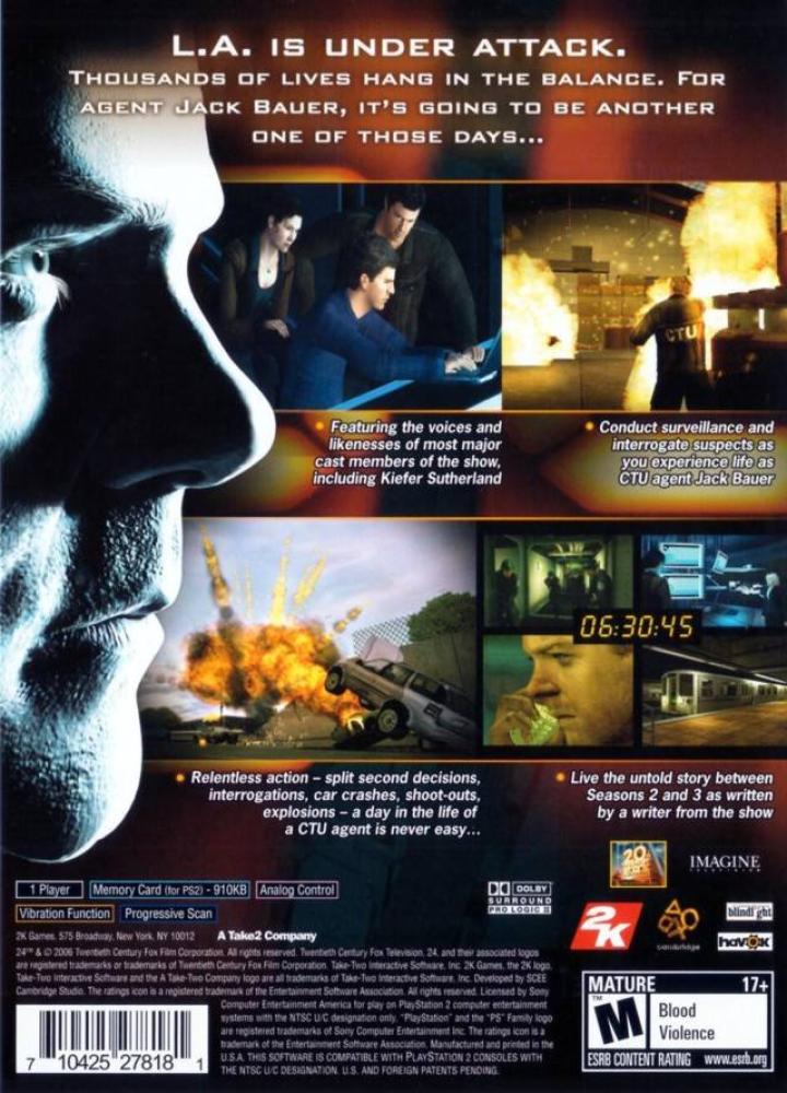 24 the Game (NTSC)