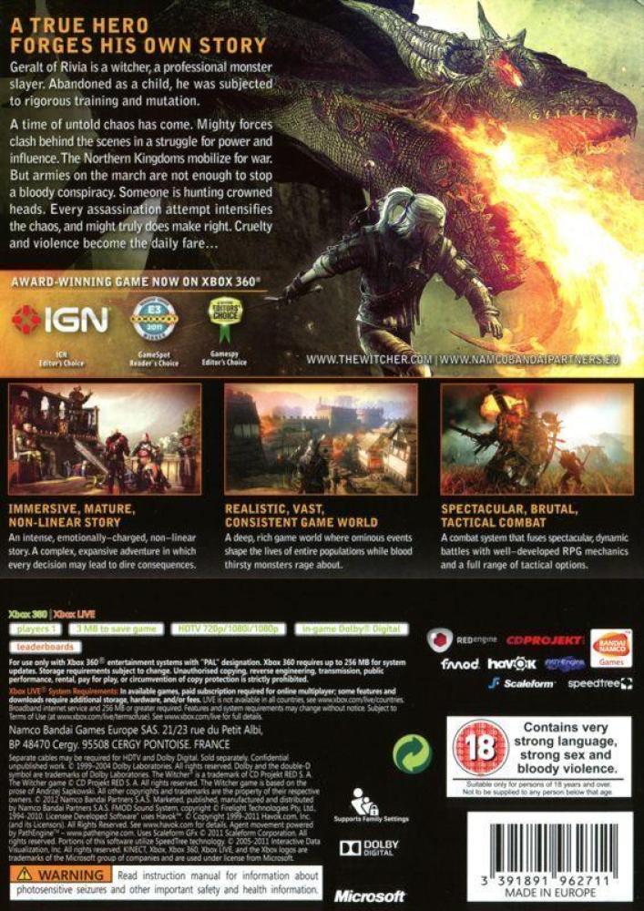 The Witcher 2 Assassin's of Kings (NTSC)