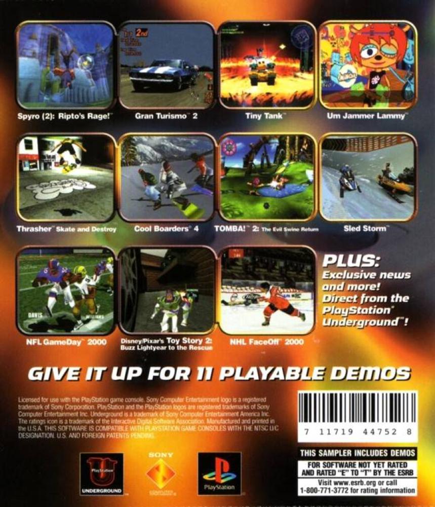 PlayStation Underground Jampack Winter '99 (NTSC)