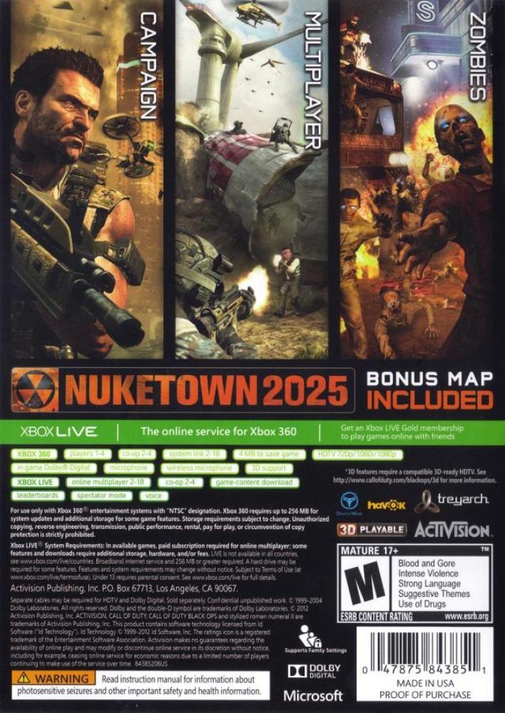 Call of Duty Black Ops II Steel Book (NTSC)