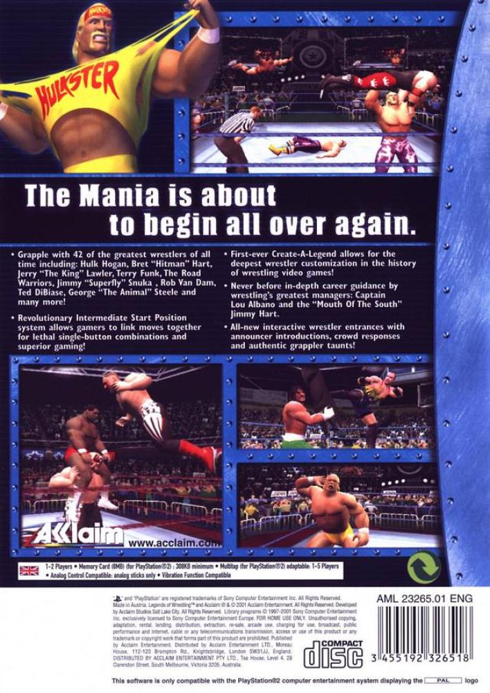 Legends of Wrestling (PAL)
