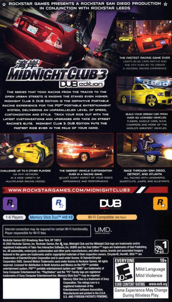 Midnight Club 3 DUB Edition