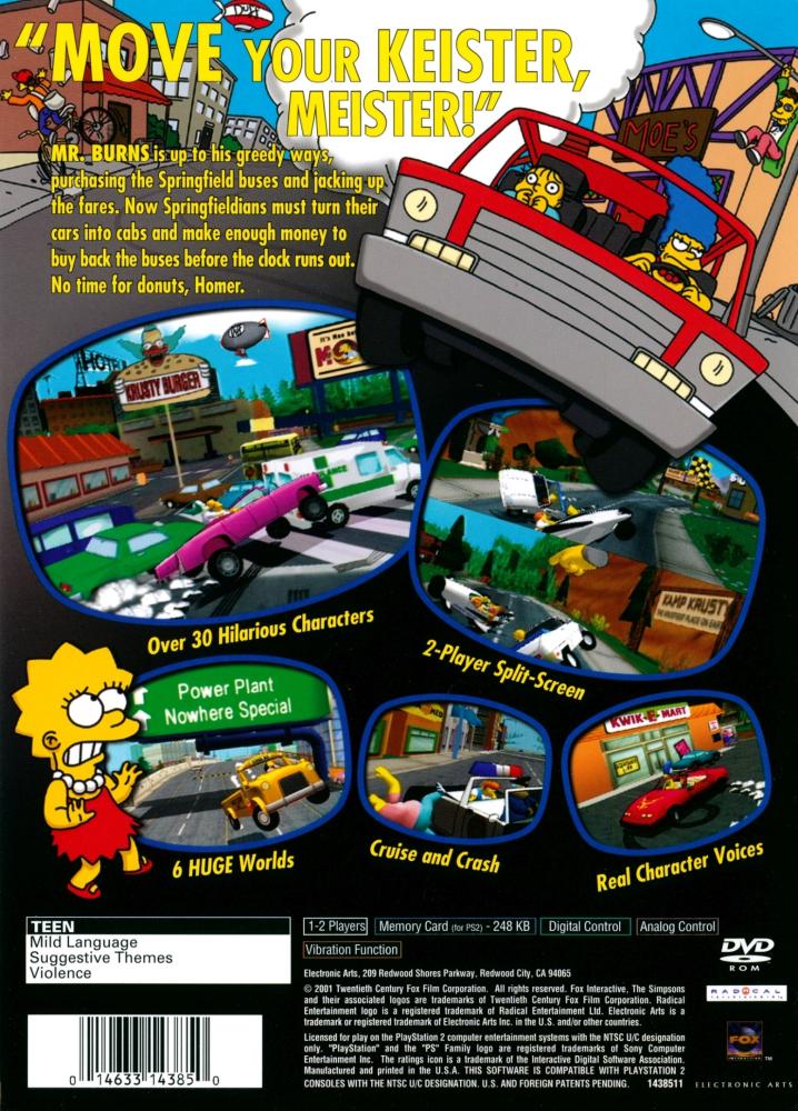 The Simpson's Roadrage (NTSC)