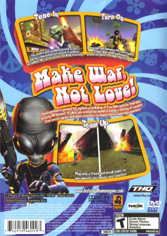Destroy All Humans! 2 (NTSC)