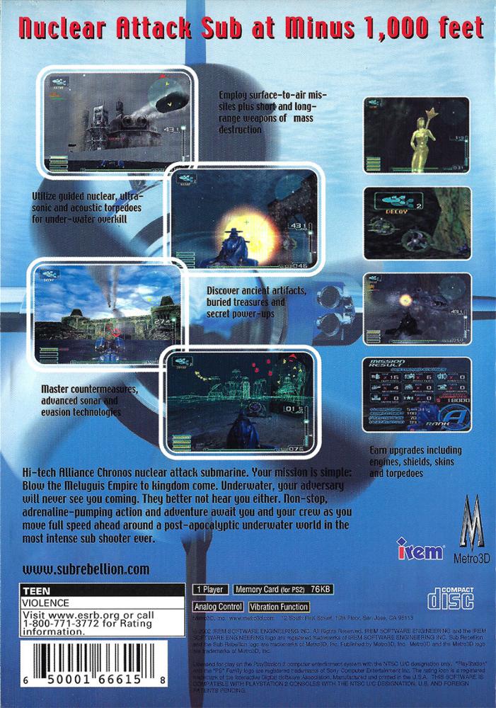 Sub Rebellion (NTSC)