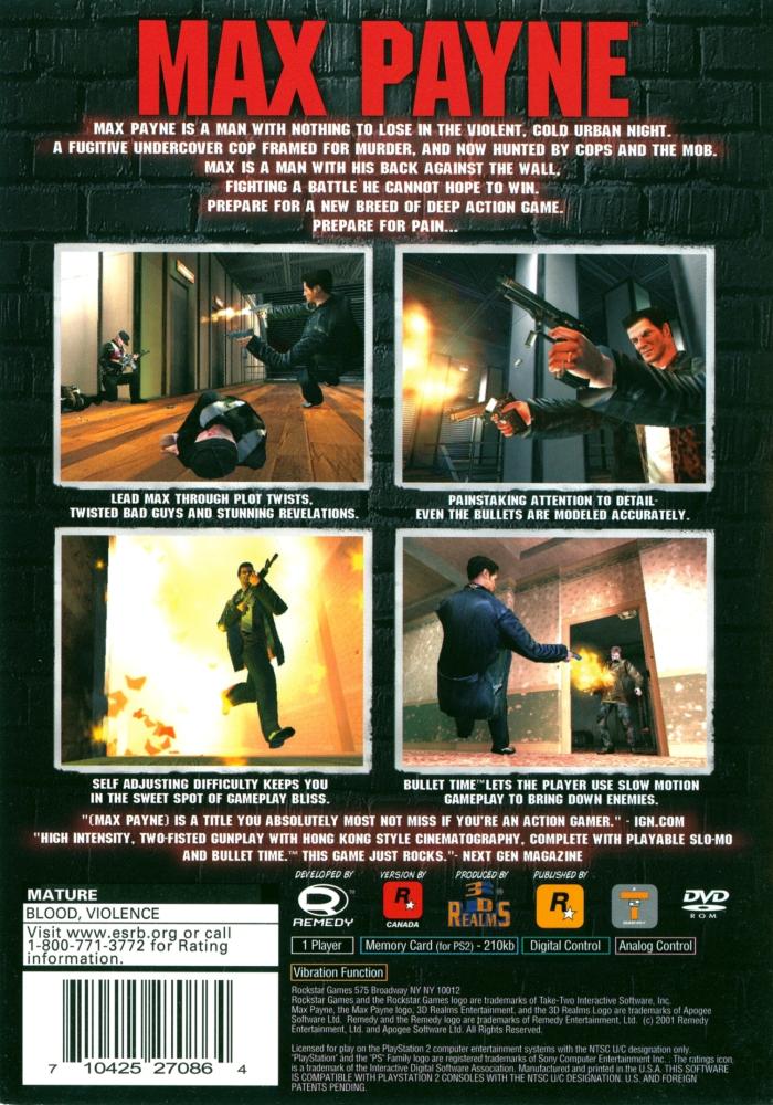 Max Payne (NTSC)