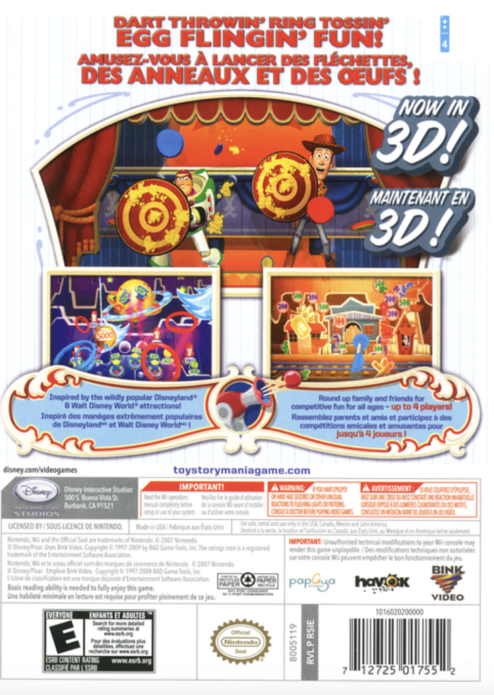 Toy Story Mania! (NTSC)