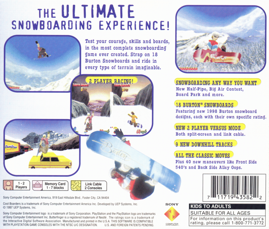 Cool Boarders 2 (NTSC)