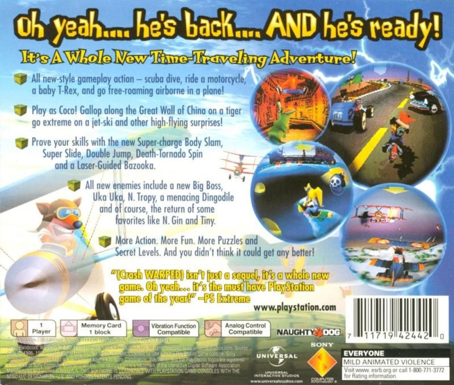 Crash Bandicoot Warped (NTSC)