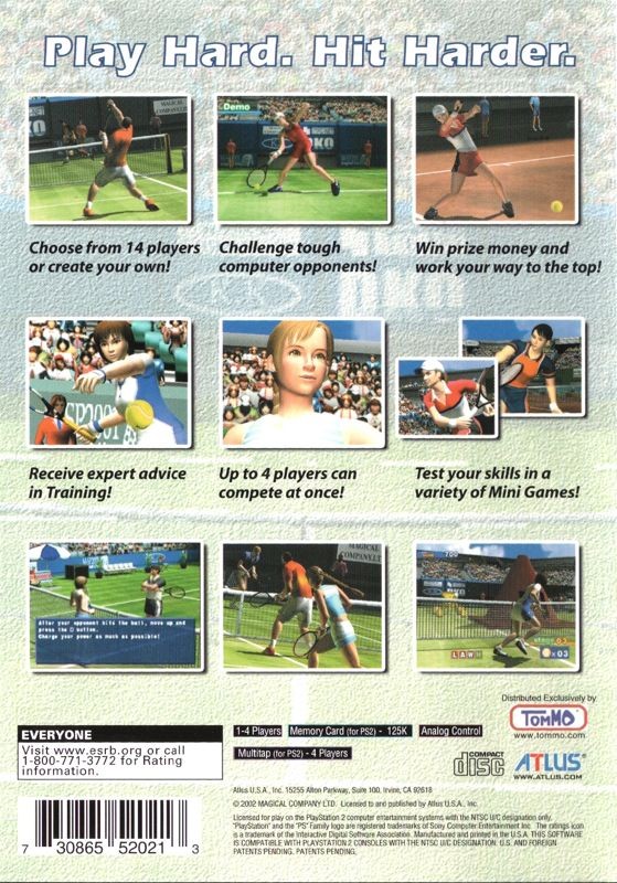 Hard Hitter Tennis (NTSC)
