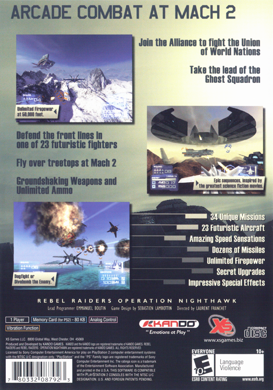 Rebel Raiders Operation Nighthawk (NTSC)