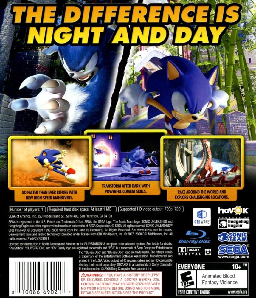 Sonic Unleashed