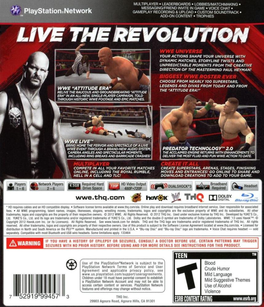 WWE 13 Stone Cold Steve Austin Edition