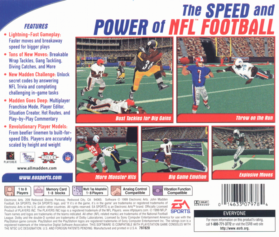 Madden NFL 2000 (NTSC)