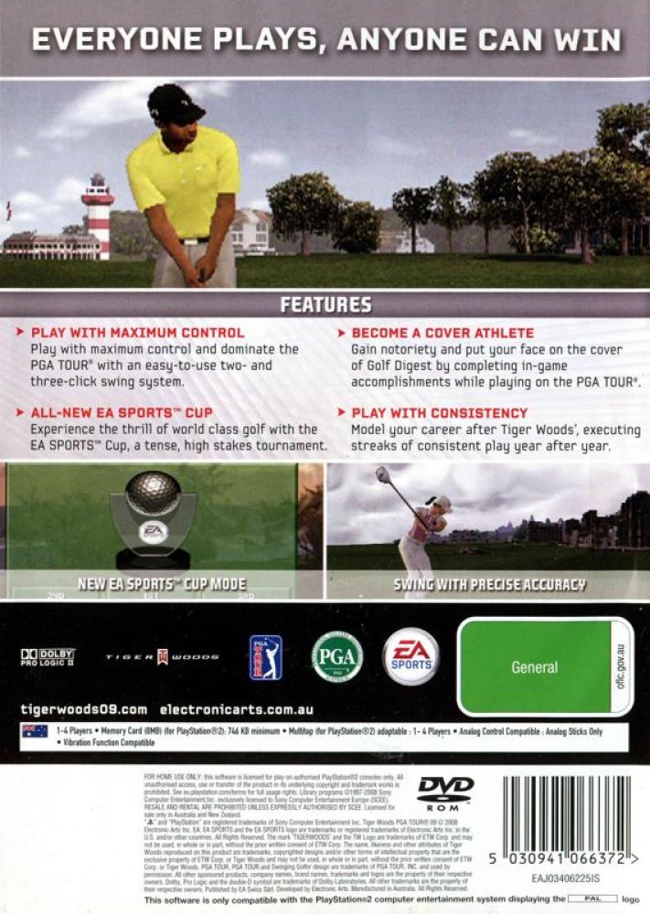 Tiger Woods PGA Tour 09 (NTSC)