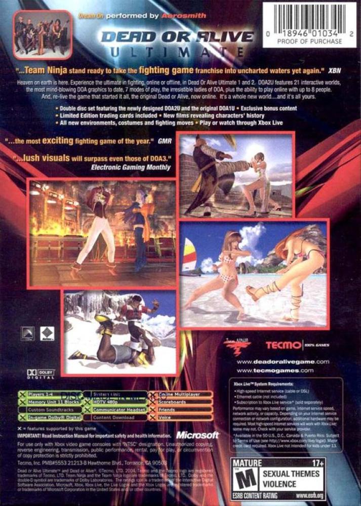 Dead or Alive 1 Ultimate (NTSC)