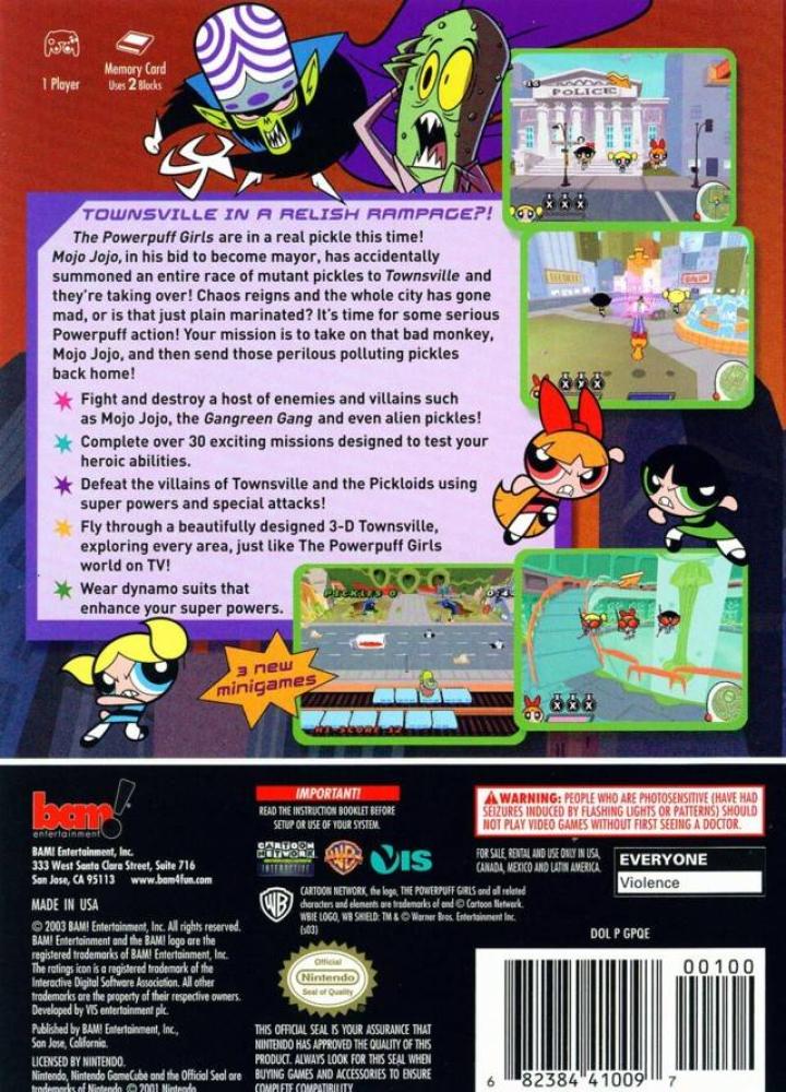 The Powerpuff Girls Relish Rampage Pickled Edition (NTSC)