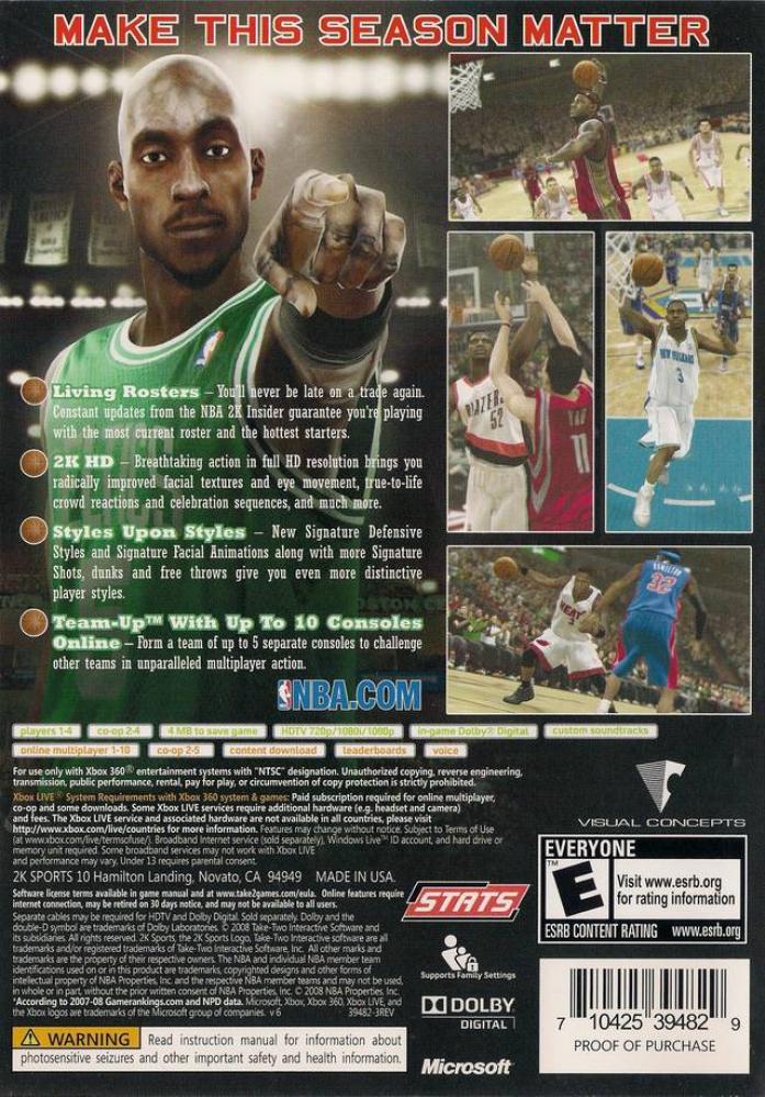 NBA 2K9 (NTSC)