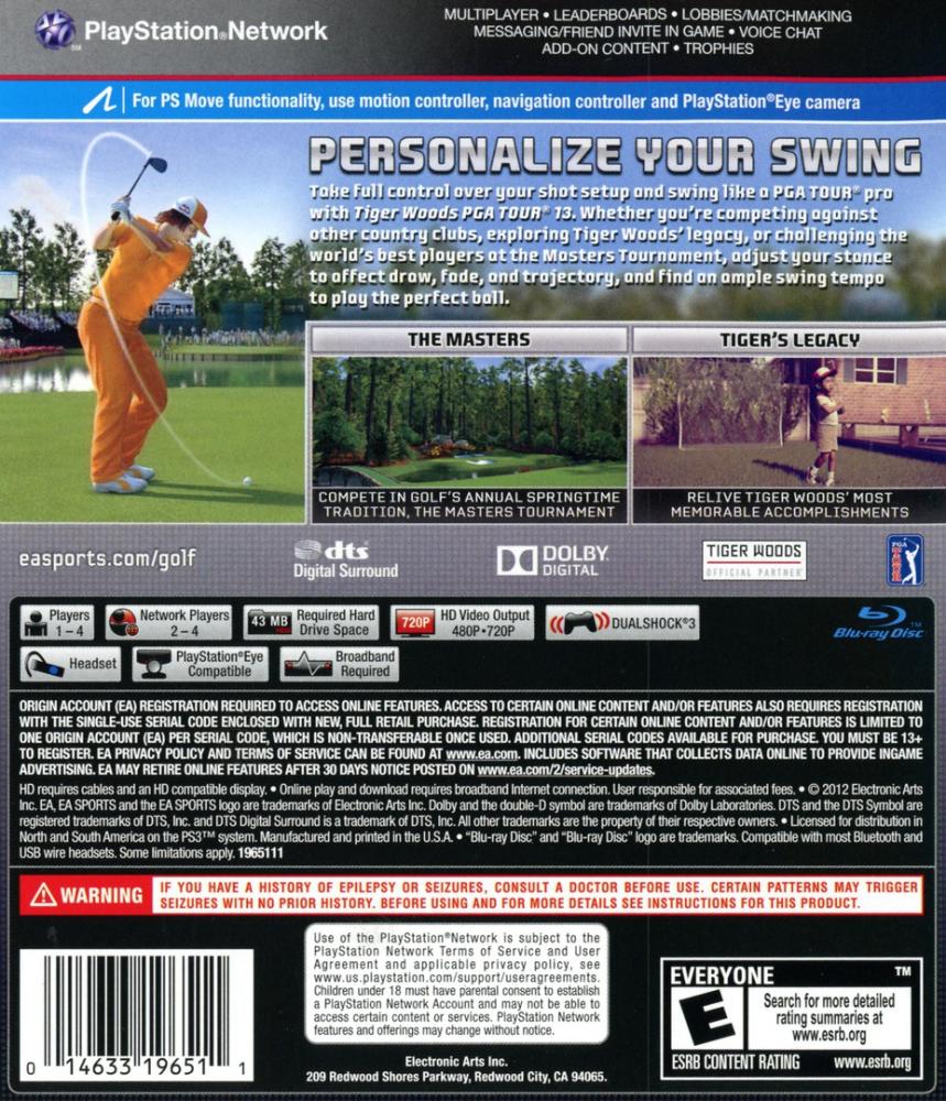 Tiger Woods PGA Tour 13
