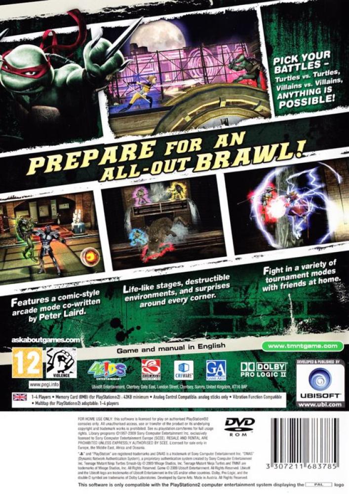 Teenage Mutant Ninja Turtles Turtle Smash Up (NTSC)