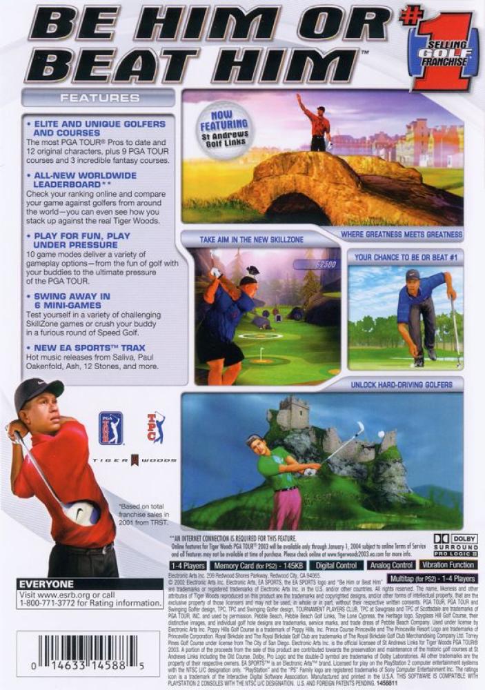 Tiger Woods PGA Tour 2003 (NTSC)